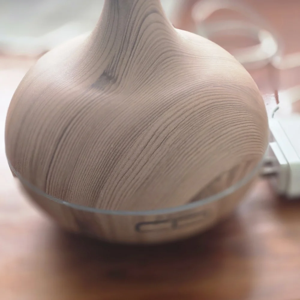 400ml Diffuser Ultrasonic Diffuser Cool Mist Humidifier with 4 Timers 7 Colors